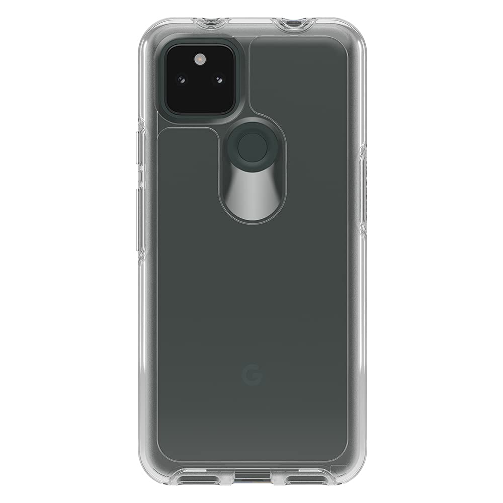 OtterBox Pixel 5a Symmetry Series Case - Clear, Ultra-Sleek, Wireless Charging Compatible, Raised Edges Protect Camera & Screen