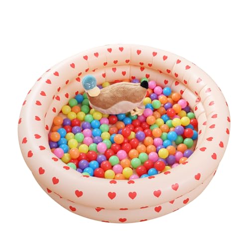 Piscina infantil - piscina plegable inflable, piscina acolchada | Piscina de juguete multifuncional que ahorra espacio, piscina de juego suave para salpicaduras de agua diversión en el patio