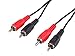 Produktbild PremiumCord Cinch Kabel 10m, 2x Cinch RCA Stecker auf 2x Cinch RCA Stecker, Audio Video Verbindungskabel, Stereo , Für TV, Handys, MP3, HiFi, Farbe schwarz