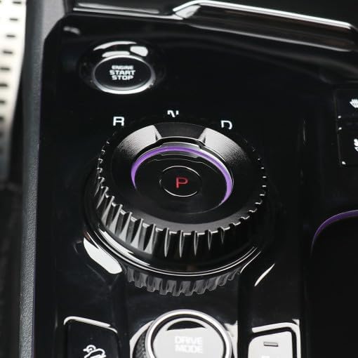 YOUTOOCAR Aluminium Alloy Gear Control Knob Cover Fit for