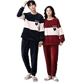 [ＪＵＴＡＯＰＩＮ＼ジュタオピン] ペアルック 部屋着 ルームウェア カップル おそろい パジャマ ペアパジャマ 冬 もこもこ お揃い ペアパジャマランキング ペア部屋着 お揃いパジャマ レディース 冬 メンズ パジャマ モコモコパジャマ gift for men 冬用パジャマ winter 睡衣 防寒着 上下 クリスマスプレゼント ギフト プレゼント男性 qsr00030b-g-M_b-3XL