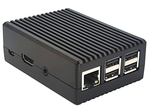 WEIYIXING Raspberry Pi 3 B+ Case, Aluminum Alloy Passive Cooling Metal Case for Raspberry Pi 3 Model B+