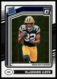 2024 Donruss Optic #275 MarShawn Lloyd RC Rookie Green Bay Packers NFL Football Base Trading Card
