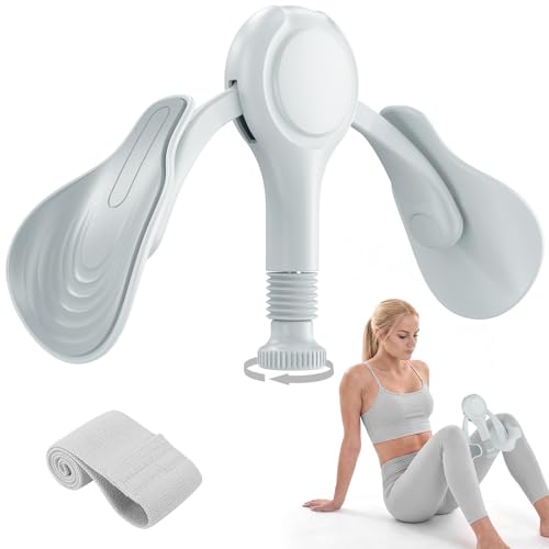 Pelvic Floor Exercise Devices Kegel Exerciser Muscle Trainer 15-70lbs Adjustable for Women/Men, Inner Thigh Exerciser Hip Abductor Machine with Resist