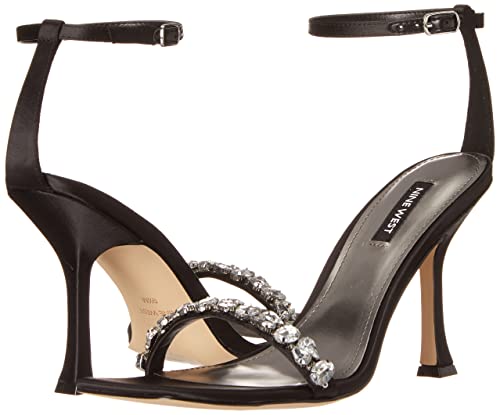 Nine West Women's Yazmin Heeled Sandal, Black, 5 #TOP6