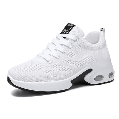 Image of Padgene Womens Sneakers Air Cushion Running Shoes Lightweight Tennis Walking Shoes Mesh Breathable Gym Work Fashion Sneakers Athletic Comfortable Casual