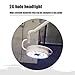 72W LED Stomatology Cold Light Shadowless Lamp Surgical Wall-Mounted Lamp Beauty Tattoo Pet Surgery Shadowless Light 24 Bulbs
