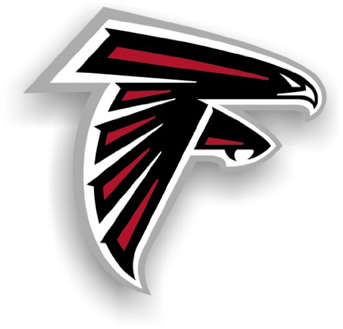 NFL Atlanta Falcons 12-Inch Vinyl Logo Magnet
