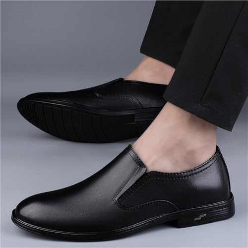 Men Comfort Orthopedic Oxford Dress Shoes Slip On Classic Formal Business Tuxedo Prom Anti Slip Low Top Comfortable(7) Black2