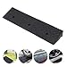 Shkalacar Heavy Duty Rubber Curb Ramp, 22000LBS Capacity Industrial Grade Portable Threshold Ramp with Hollow Grid Structure for Cars Trucks Forklifts Loading Docks Car Slope