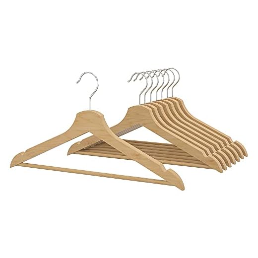 IKEA BUMERANG Naturligt färgade böjda träkläder/klädhängare BEIgE