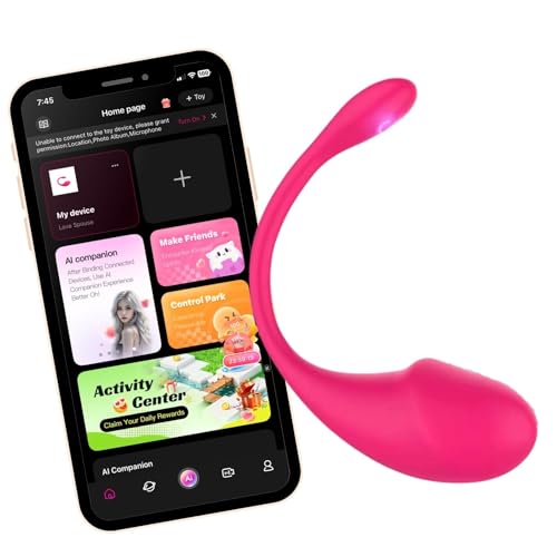 SexToys for Women AI Sync Adult Toys Remote Control Vibrator with Phone Control, Couples SexToys4couples Men & Women Female SexToys, App Controlled Long Distance G Spot Vibrator Love Egg Wearable