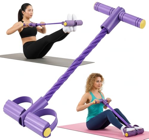 Pedal Resistance Bands with Handles for Women Workout