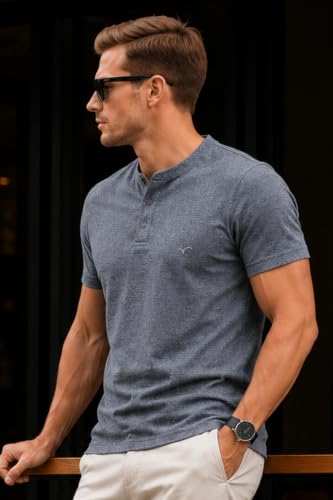 Image of Parcel Yard Men's Cotton Rich Solid Polo Tshirt | Collar Tshirts | Half Sleeves | Plain-Regular Fit