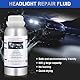 Teokantz Scheinwerfer Bedampfen Flüssigkeit 800g, Headlight Polish Scheinwerfer Reparatur Flüssigkeit, Auto Scheinwerfer Aufbereitung Set, Scheinwerferpolitur für Vergilbung, Kratzer, Vage
