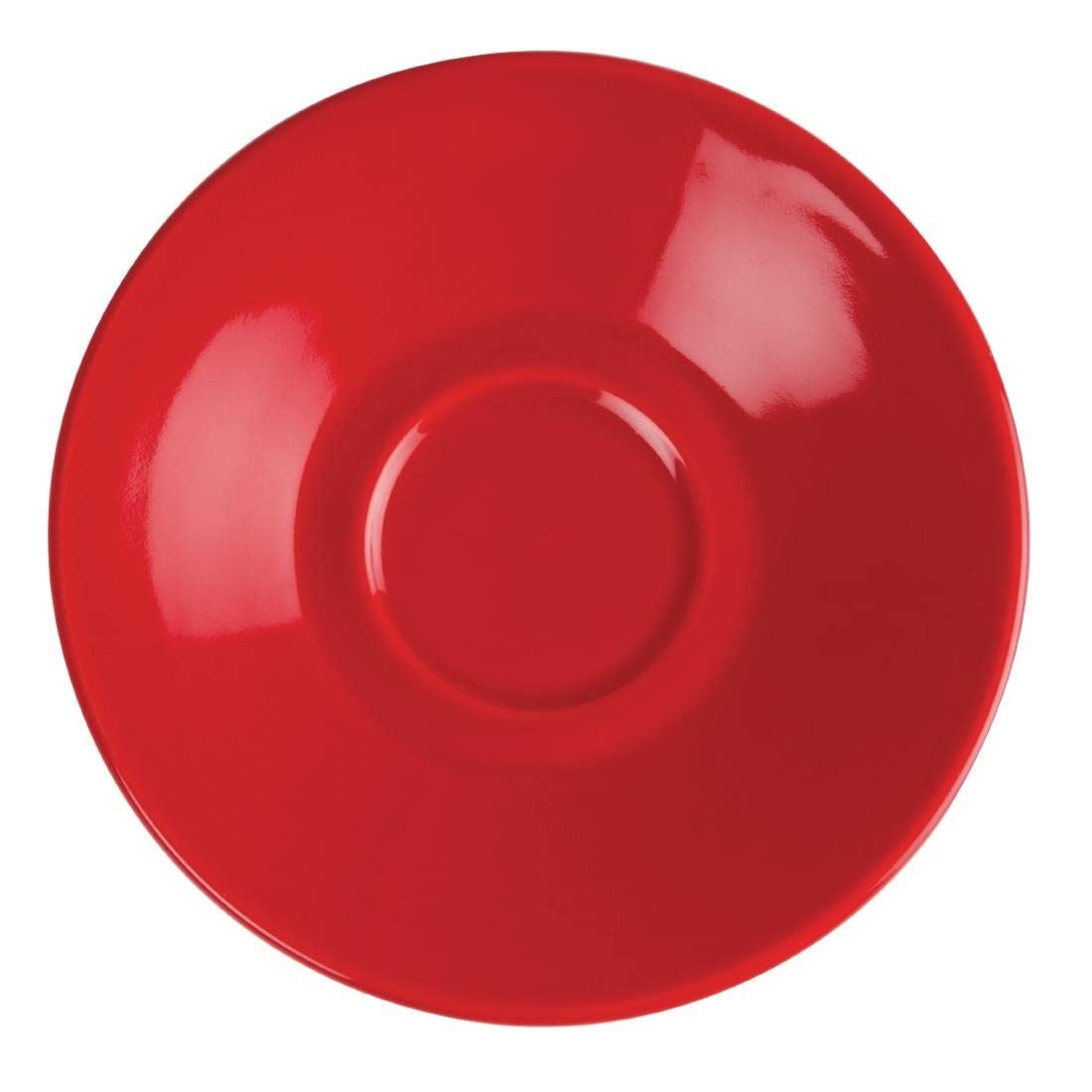 Olympia gk085 café Espresso con platillos, rojo (Pack de 12)