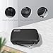 ProCase Hard Travel Electronic Organizer Case for MacBook Power Adapter Chargers Cables Power Bank Apple Magic Mouse Apple Pencil USB Flash Disk SD Card Small Portable Accessories Bag -Black, L