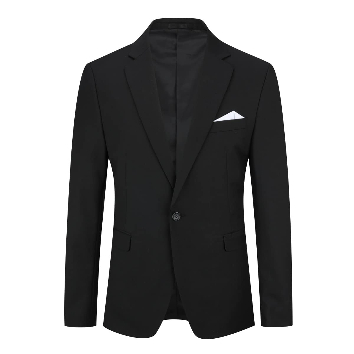 YOUTHUP Blazer Uomo Slim Fit 1 Pulsante Giacca da Abito Elegante | Perfetto per ufficio, riunioni e occasioni quotidiane