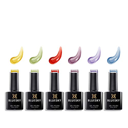 Bluesky Lot de vernis à ongles gel UV/gel