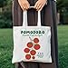 VIIJJUE Tomato Tote Bag,Farmers Market Bag, Tomato Lovers Gift Reusable Grocery Bags Shopping Bags