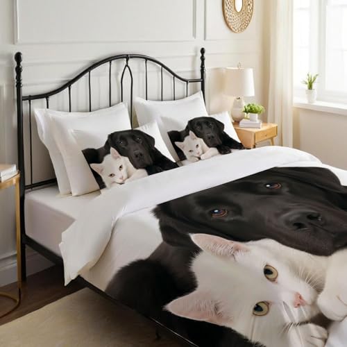 Housse de couette douce 220x240 avec fermeture éclair pratique - 3