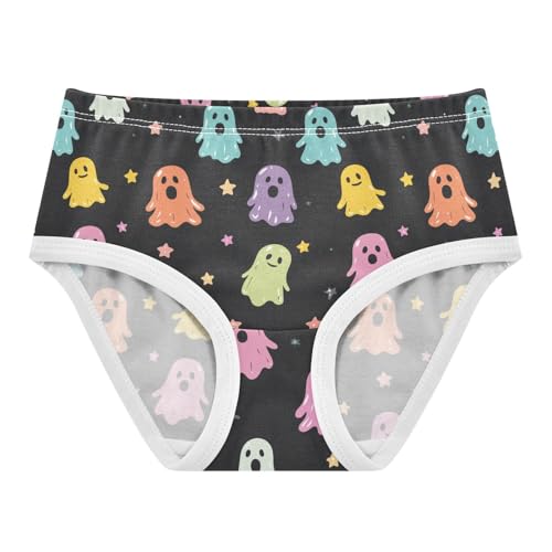 Girls Underwear Soft Cotton Halloween Ghost Kids Panties in Sizes 2/3t, 4t, 5t, 6 and 8