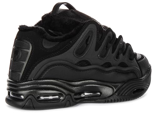 Image of Osiris Men's D3 2001 Skate Shoe, Black /Black /Shearling, 5