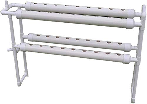 INTBUYING Hydrokultur-Pflanzen-Set, 36 Löcher, Gartensystem, vertikaler Stil, doppelseitig, 4 Rohre, 2 Schichten (Durchmesser des Anzuchtrohrs: 6,3 cm) Cover