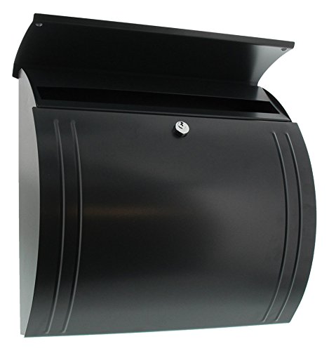 Burg-Wächter Modena 857 ANT, brievenbus met openingsstop, A4-gleuf, EU-norm EN 13724, verzinkt staal, antraciet - Afbeelding 4