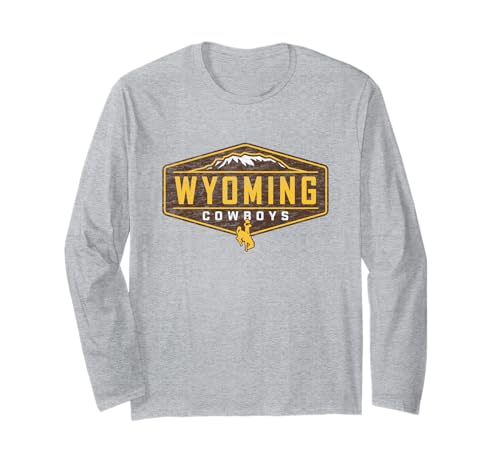 University of Wyoming Mountain Sign | Wyoming Cowboys Long Sleeve T-Shirt