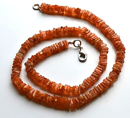 Sunstone perles de minéraux naturels pour composer vos colliers d'été et bijoux du quotidien