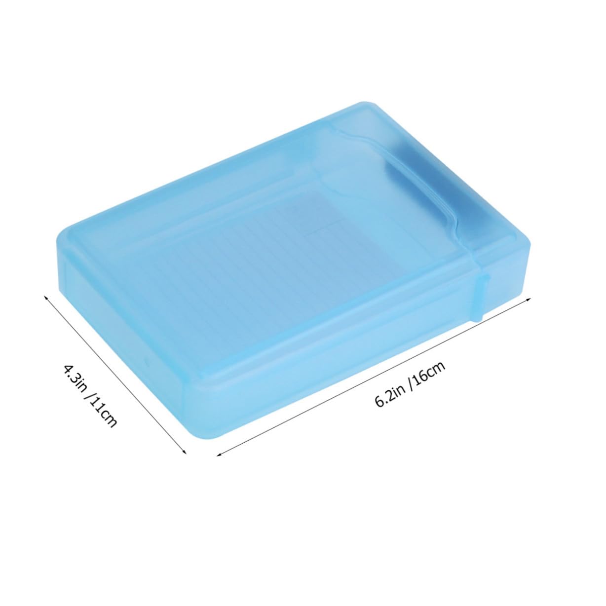 SHINEOFI 5stücke Schutzhüllen für Festplatten aus Kunststoff Festplattenschutz Organizer für Digitales Zubehör Aufbewahrungsbox Zufällige Farbe