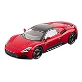 1/24 Apto para Maserati MC20 Convertible Modelo de Coche Deportivo aleación Metal Fundido a presión con Sonido y Luces (no Incluye baterías)(Red)