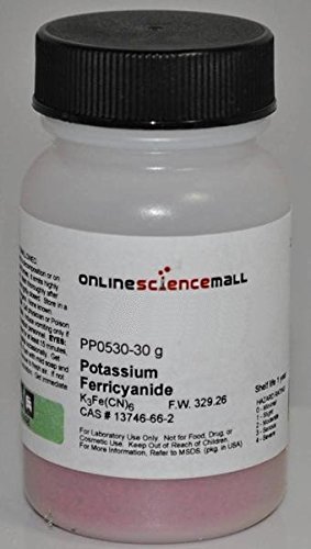 Potassium Ferricyanide - Lab Grade Laboratory Reagent, 30g