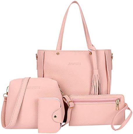 Clearance Women Four Set Handbag Akeelii Woman 2019 New Fashion Leather Shoulder Bag Messenger Bag Wallet