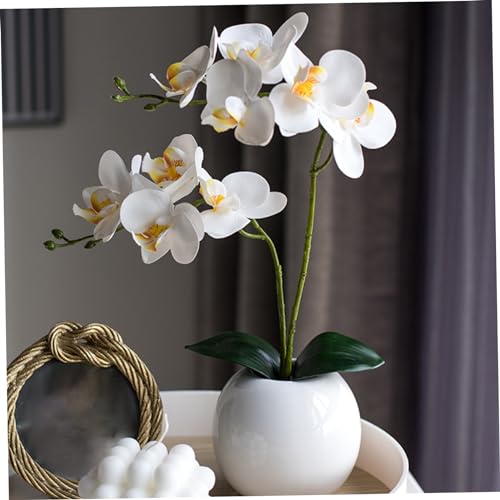 Orchidée artificielle durable solution pour fausse orchidée sans entretien de bureau - 4