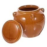  Alipis Pots À Cornichons Anciens Pot À Cornichons Vintage Pot De Conservation en Céramique pour Légumes Marinés Récipient pour Aliments Séchés