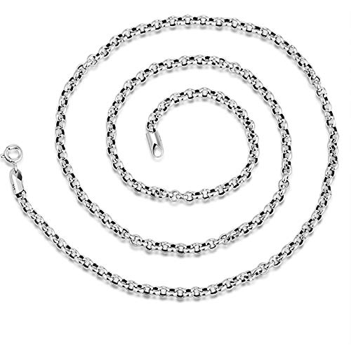 Chaîne argent maille rolo 3mm le bijou mixte de votre quotidien
