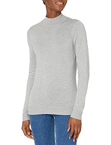 Image of Amazon Essentials Women's Lightweight Mock Neck Pullover Sweater, Regular Fit (Available in Plus Size)