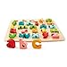 Hape Wooden Lower Alphabet Puzzle| Wooden ABC Letters Colorful Educational Learning Puzzle Toy Board for Toddlers