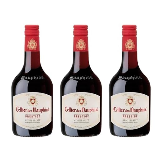 Cellier des Dauphins Prestige Rouge Méditerranée IGP Rotwein Wein Frankreich inkl. FeinWert E-Book (3 x 0.25 l)