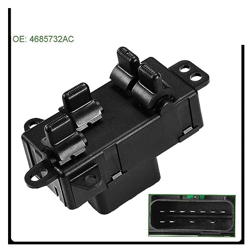 Interrupteur de vitre électrique robuste commande double 4685732AC Dodge