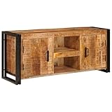 Couleur: Marron Générique Meuble TV Marron 120 x 30 x 50 cm Bois de manguier Brut Massif,Meubles,Armoires & Meubles de Rangement,Fixations & Meubles de Rangement multimédia,Marron,23.86 KG,4104751
