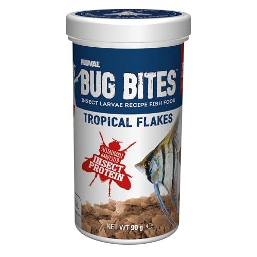 Fluval Bug Bites Tropical Flakes 90g