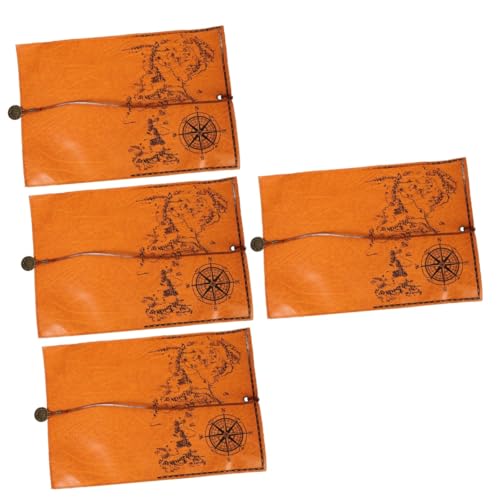 Étui à crayon DOITOOL, lot de 4 trousses esthétiques en toile pour organiser vos projets