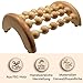 Sun & Sia - Fußmassagegerät Naturholz, Shiatsu-Massagegerät, Madero-Therapie, Fußreflexzonenmassage, Akupressur- und Entspannungs-Massageroller