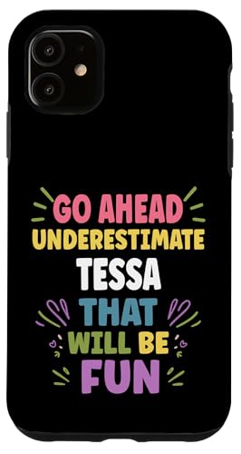 TESSA Personalized Women's Gift Custom TESSA X}zP[X iPhone 11 p