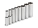 TEKTON 1215 1/4" Drive Deep Socket Set, 3/16"-7/16", SAE, 8 Sockets