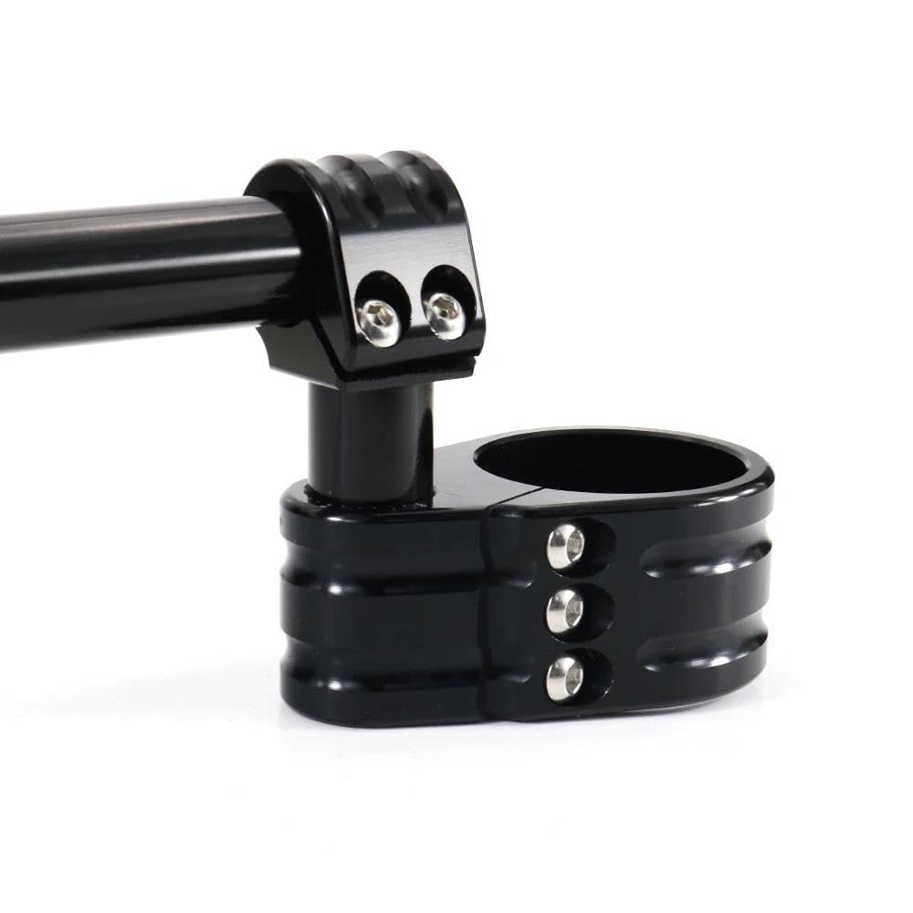 Abrazadera Manillar Elevador Manillar Motocicleta Universal Con Clip Apto Para Manillares Con Clip Ajustables 37 Mm 41 Mm 43 Mm 50 Mm 53 Mm 55 Mm Elevador(53mm normal)