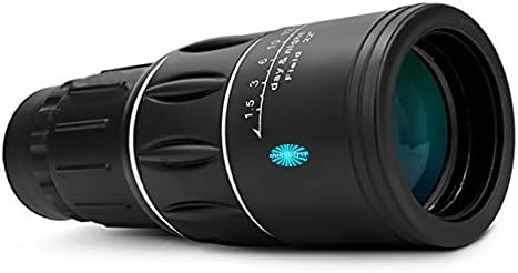 Compact 16 X 52 Spotting Monocular Close Focus Compact Zoom Portable Telescope for Camping, Surveillance, Game Hunting and More